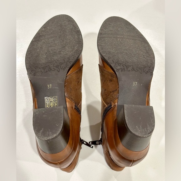 Dorking by Fluchos NWOT Women’s Dalma Brown Leather Ankle Boot - Size 37 - Picture 6 of 11